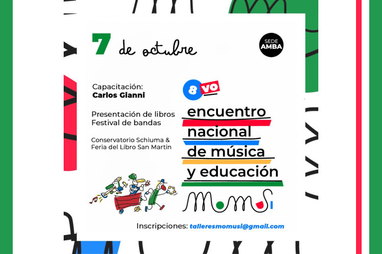 Llega el 8º Encuentro de música y educación!!!